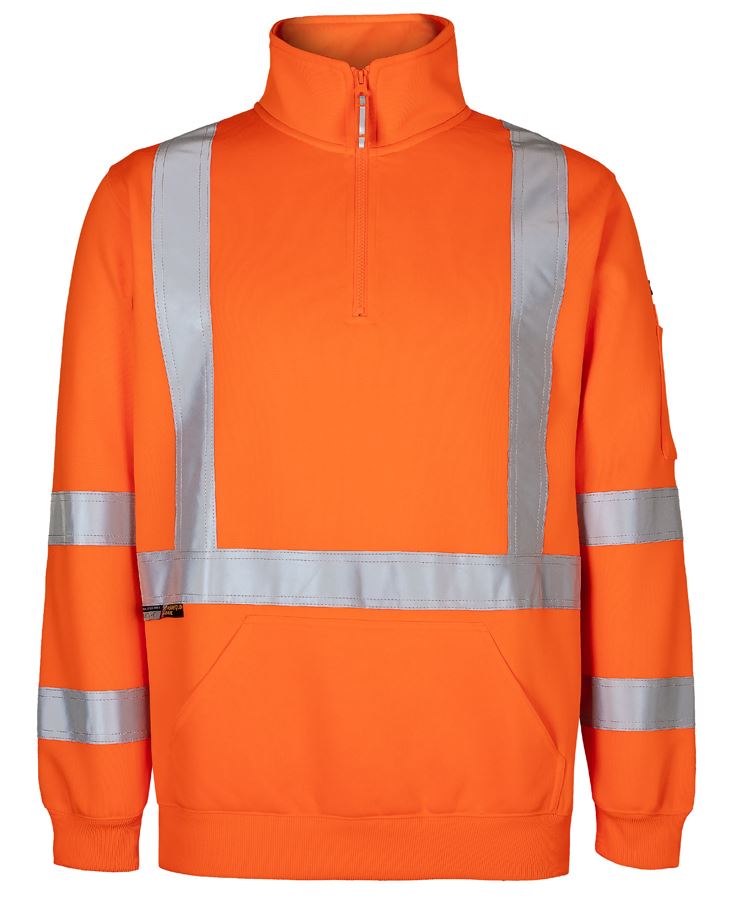 JB's NSW/QLD RAIL (D+N) X-BACK 1/2 ZIP FLEECE - Orange