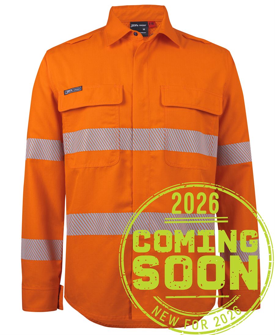 JB's FR PPE2 D+N BIOMOTION L/S WORK SHIRT - Orange
