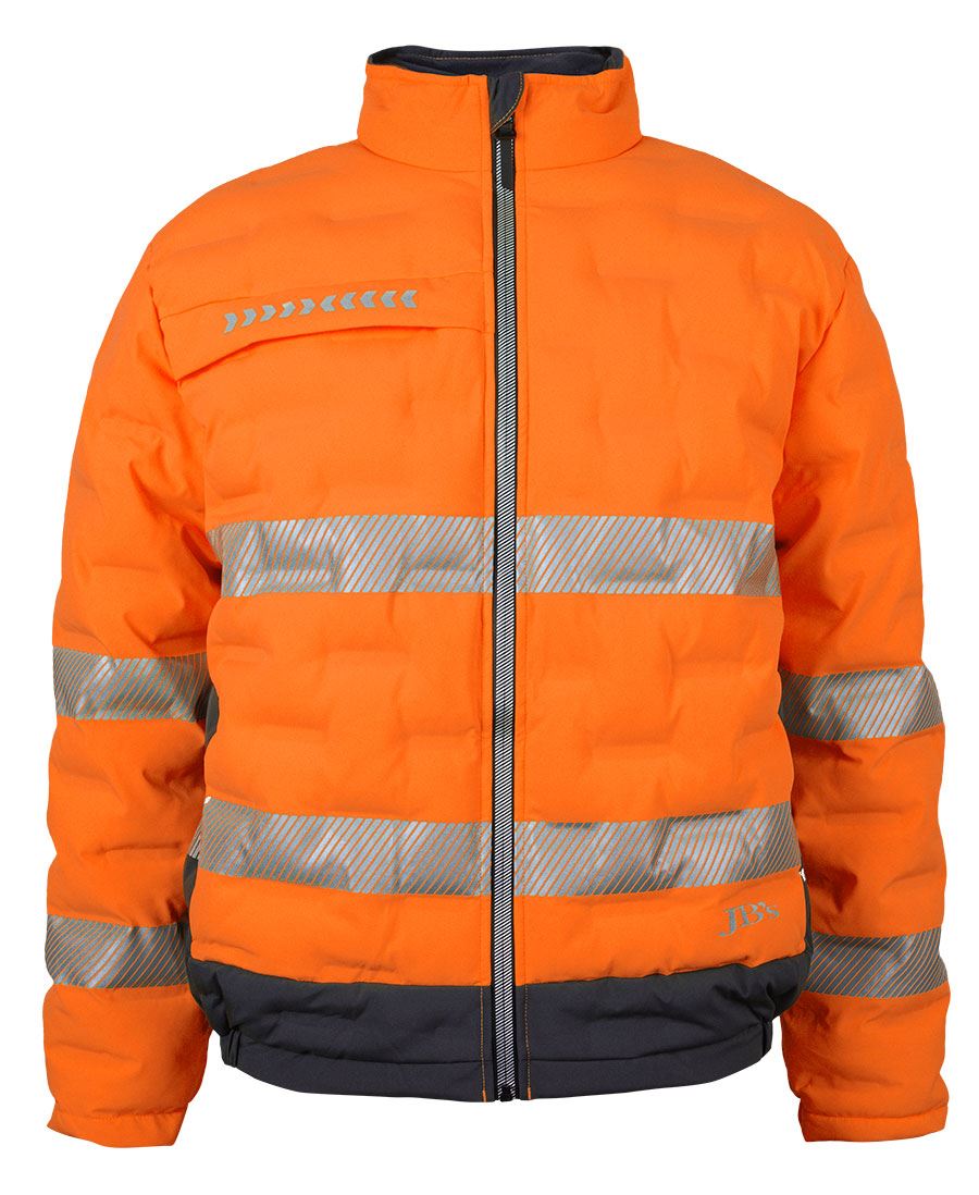 JB's HV (D+N) GRAPHENE PUFFER JACKET - Orange/Charcoal