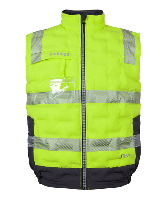 JB's HV (D+N) GRAPHENE PUFFER VEST - Lime/Charcoal