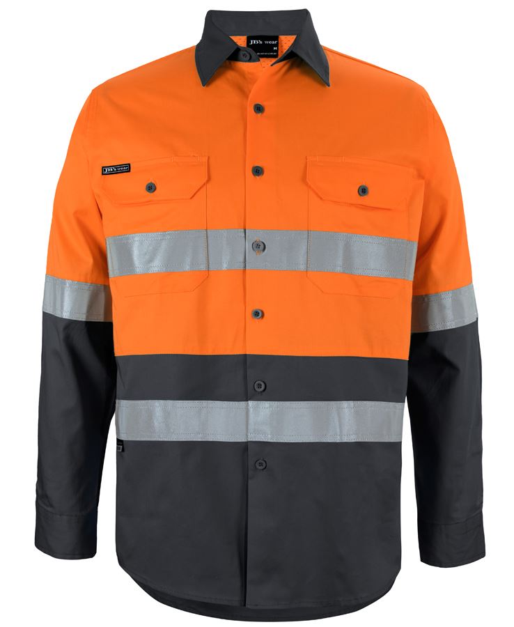 JB's HV (D+N) L/S 150G W/SHIRT - Orange/Black