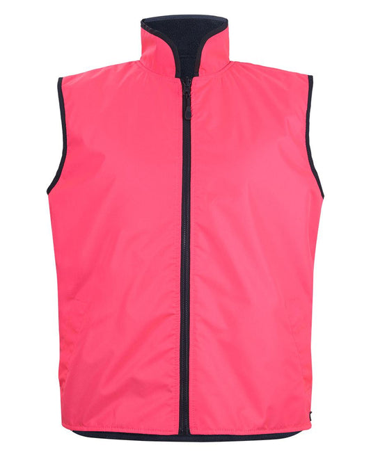 JB's HV 4602.1 REVERSIBLE VEST - Pink/Navy