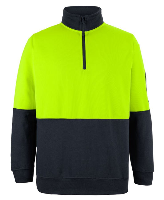 JB's HV 1/2 ZIP FLEECY - Lime/Black