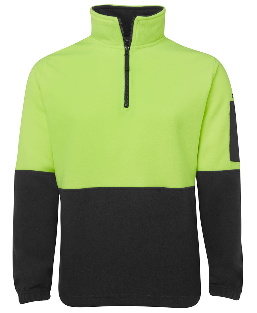 JB's HV 1/2 ZIP POLAR - Lime/Black