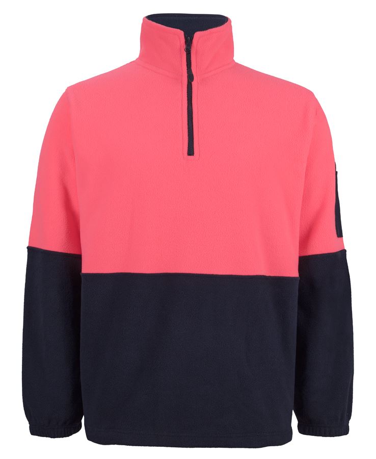 JB's HV 1/2 ZIP POLAR - Pink/Navy