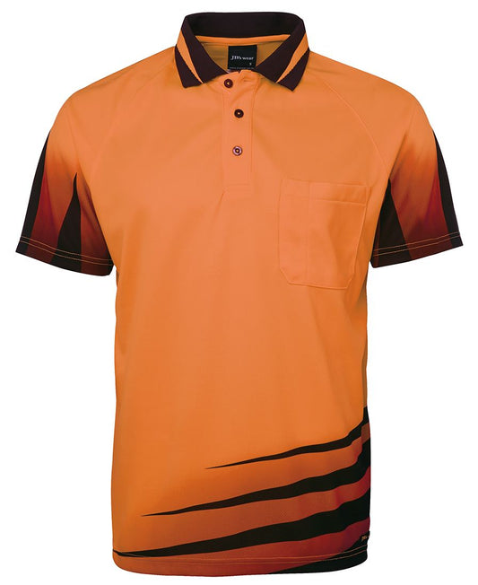 JB's HV 4602.1 RIPPA SUB POLO - Orange/Black