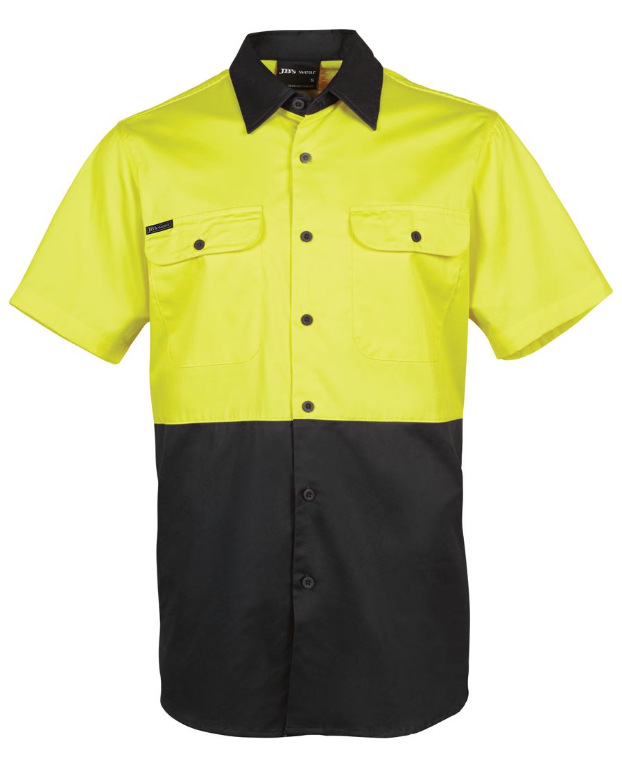 JB's HV S/S 150G SHIRT - Yellow/Black