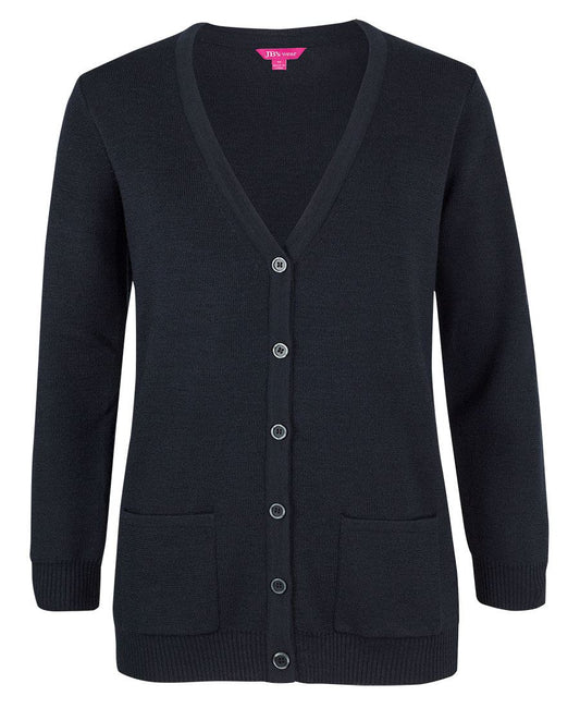 JB's LADIES ANTI-BACTERIAL ISO 20645 CARDIGAN - Navy