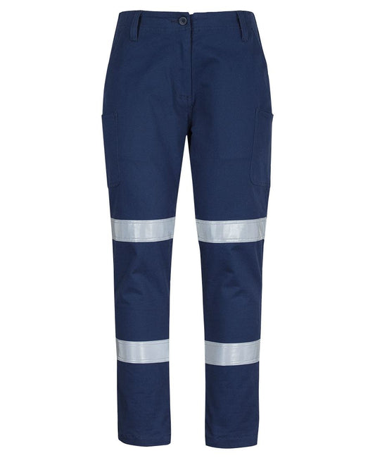 JB's LDS MULTI PKT STRETCH TWILL PANT WITH D+N TAPE - Navy