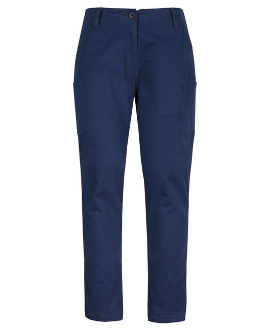 JB's LADIES MULTI PKT STRETCH TWILL PANT - Navy