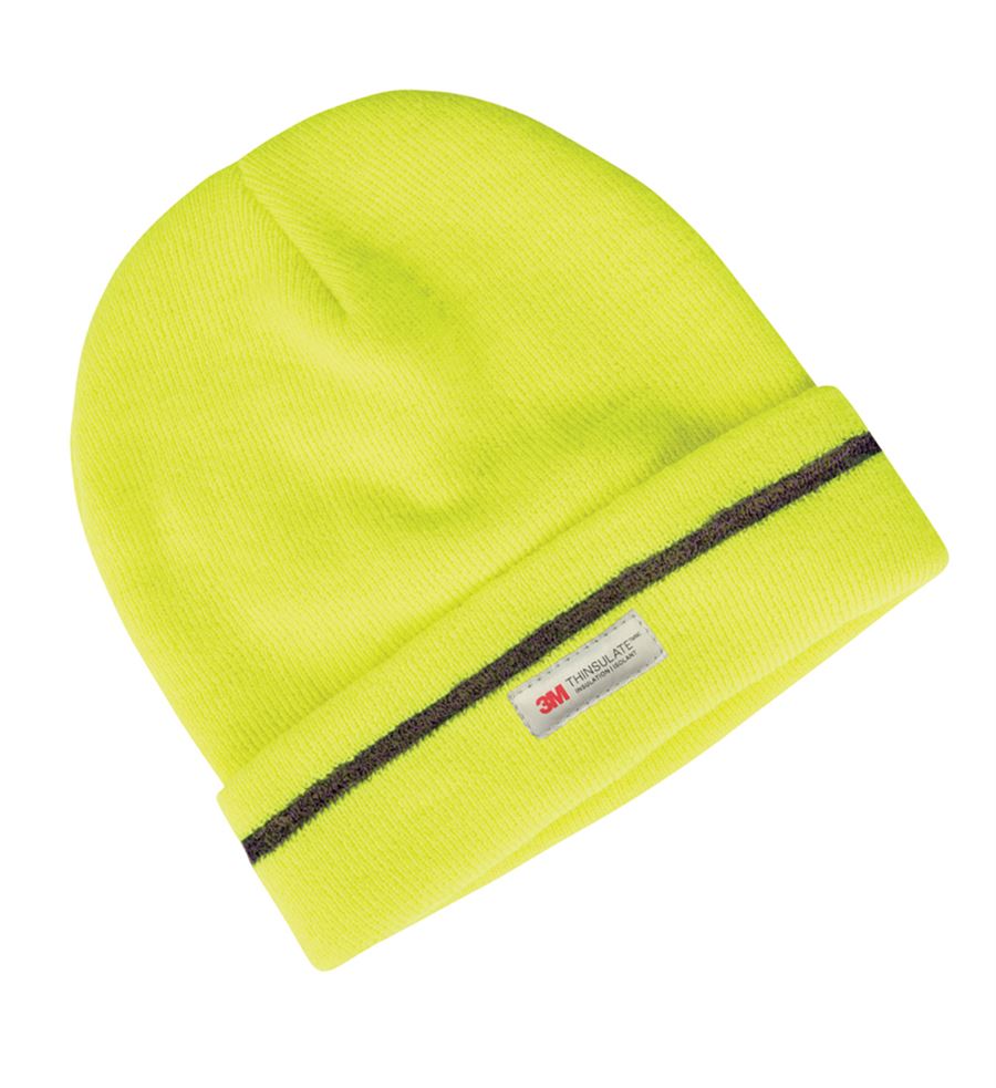 JB's FLUORO REFLECTIVE BEANIE - Lime