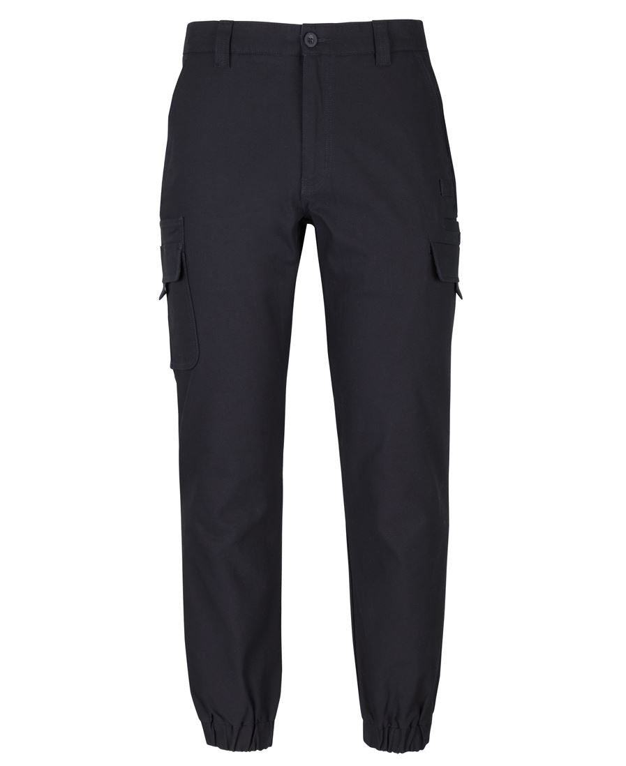 JB's MULTIPOCKET STRETCH CANVAS JOGGER - Black