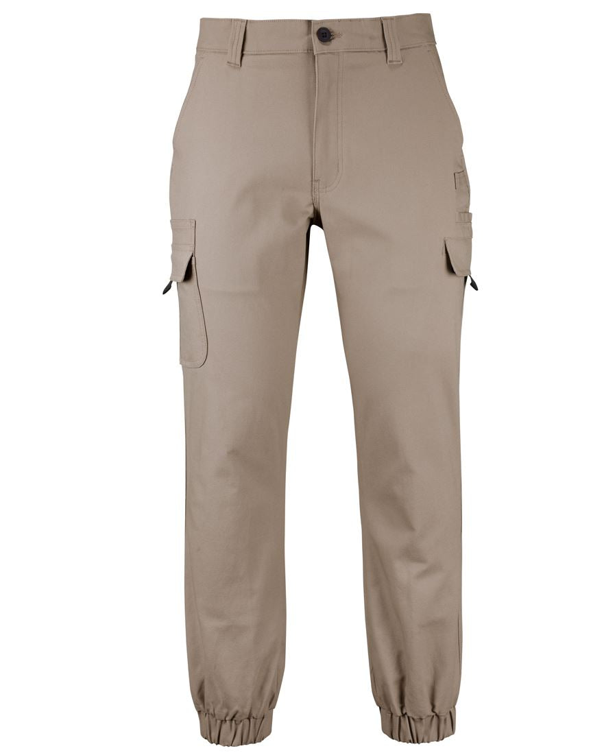 JB's MULTIPOCKET STRETCH CANVAS JOGGER - Taupe