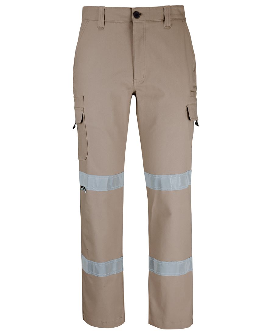 JB's MULTI PKT STRETCH CANVAS PANT WITH D+N TAPE - Taupe