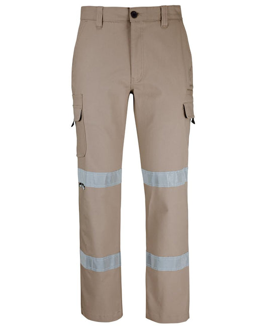 JB's MULTI PKT STRETCH CANVAS PANT WITH D+N TAPE - Taupe