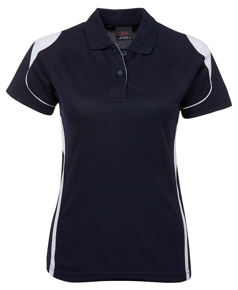 PDM LADIES BELL POLO - Navy/White