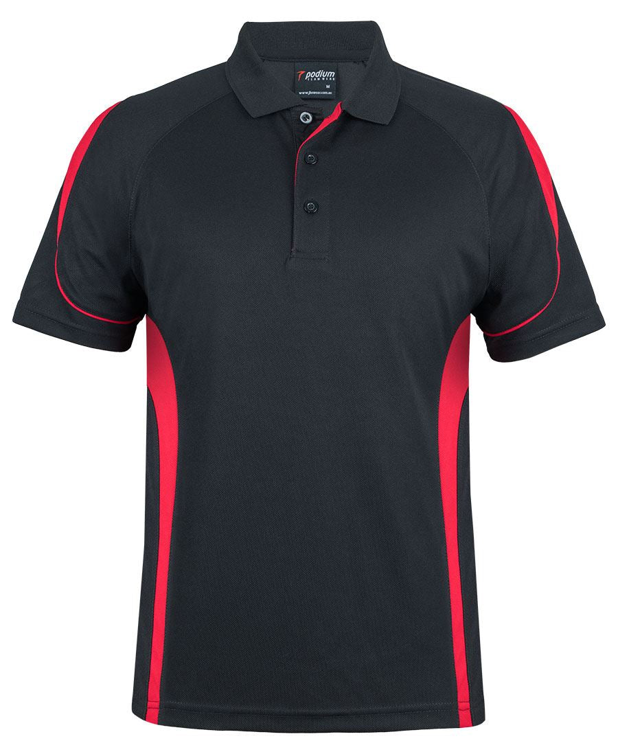PDM BELL POLO - Black/Red