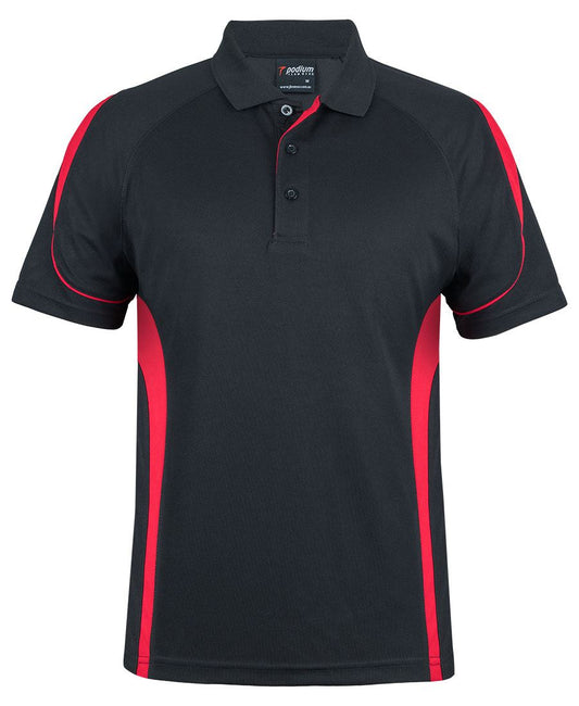 PDM BELL POLO - Black/Red