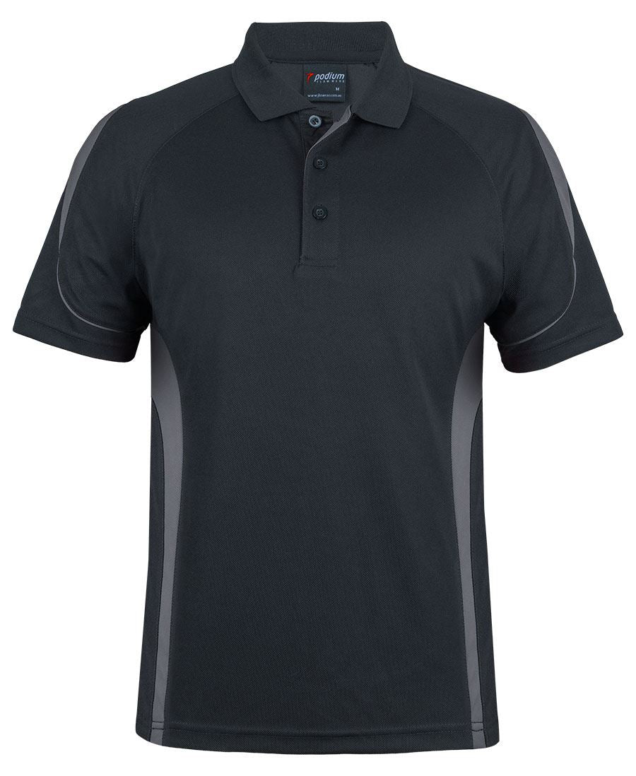 PDM BELL POLO - Black/Charcoal