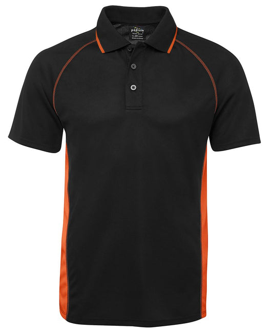 PDM COVER POLO - Black/Orange