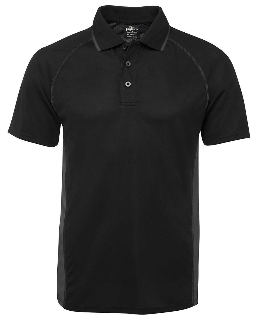 PDM COVER POLO - Black/Charcoal