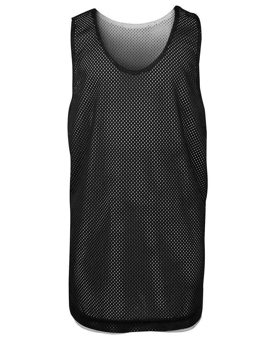 PODIUM REVERSIBLE TRAINING SINGLET - Black/White