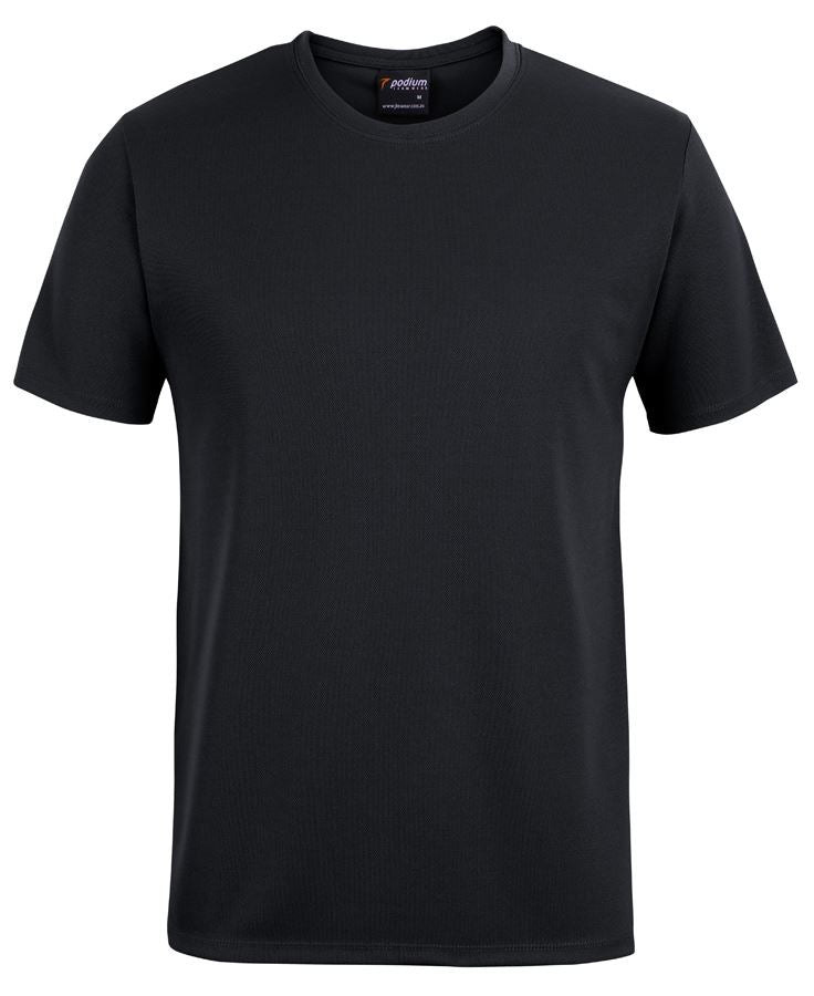 PODIUM POLY TEE - Black