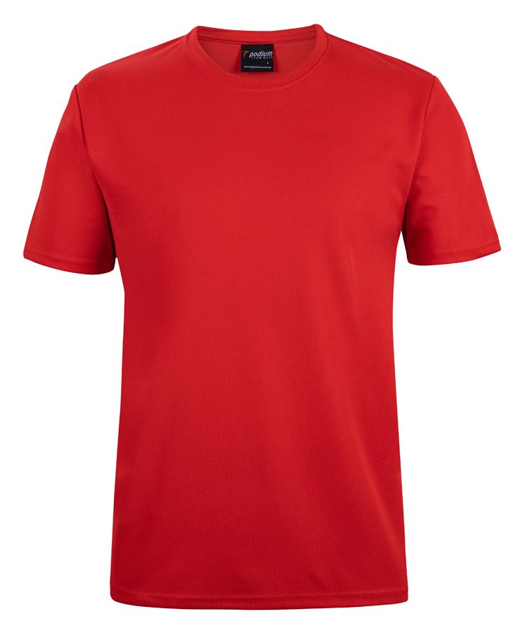 PODIUM POLY TEE - Red