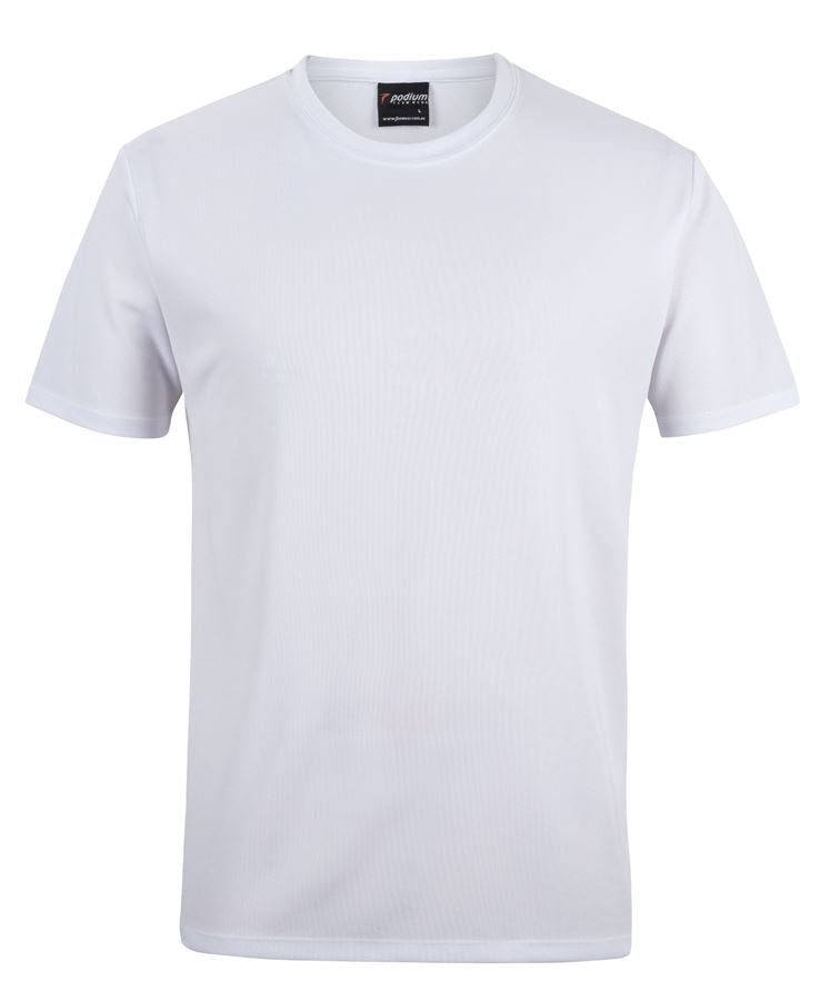 PODIUM POLY TEE - White