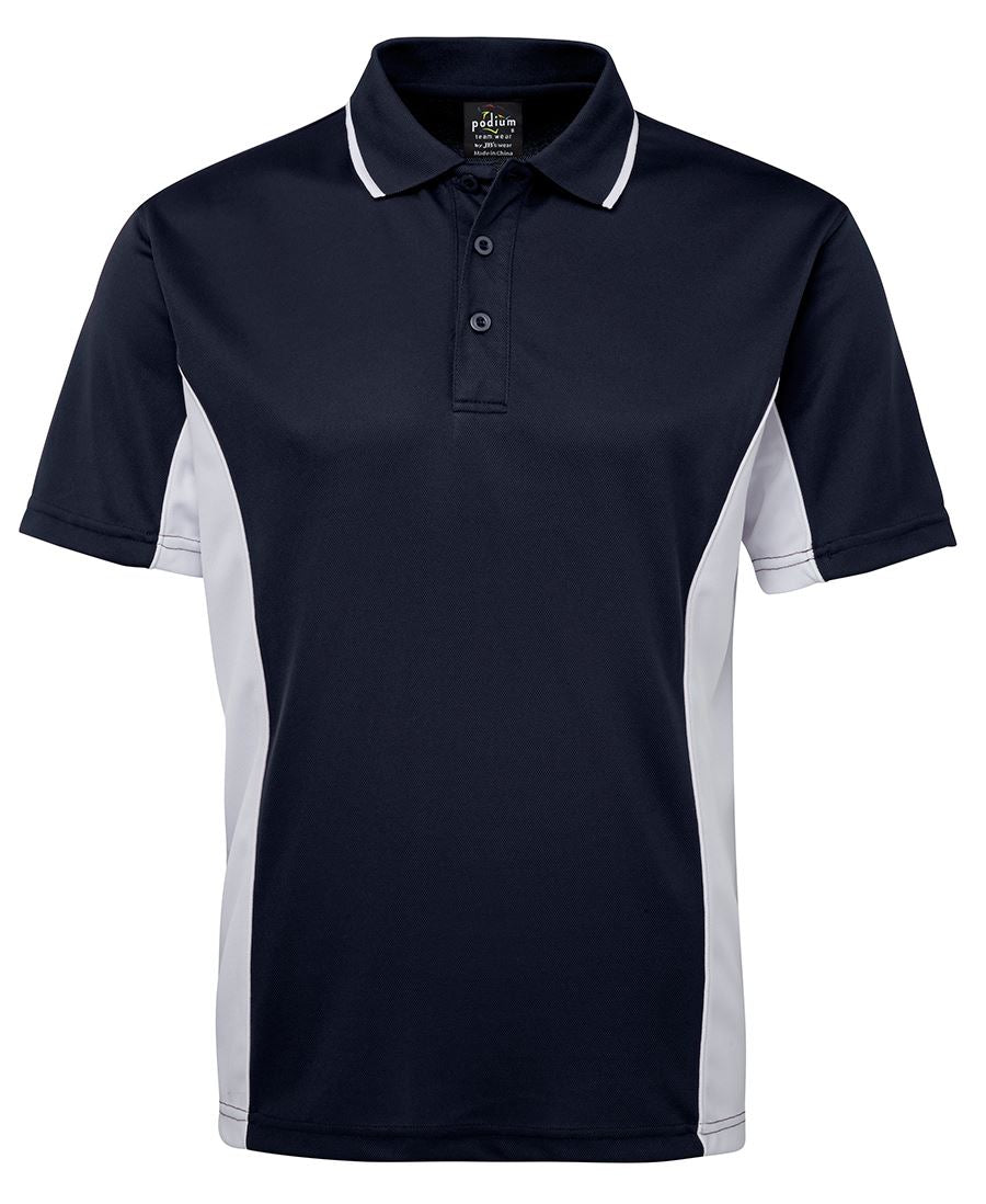 PODIUM C/TRAST POLO - Navy/White