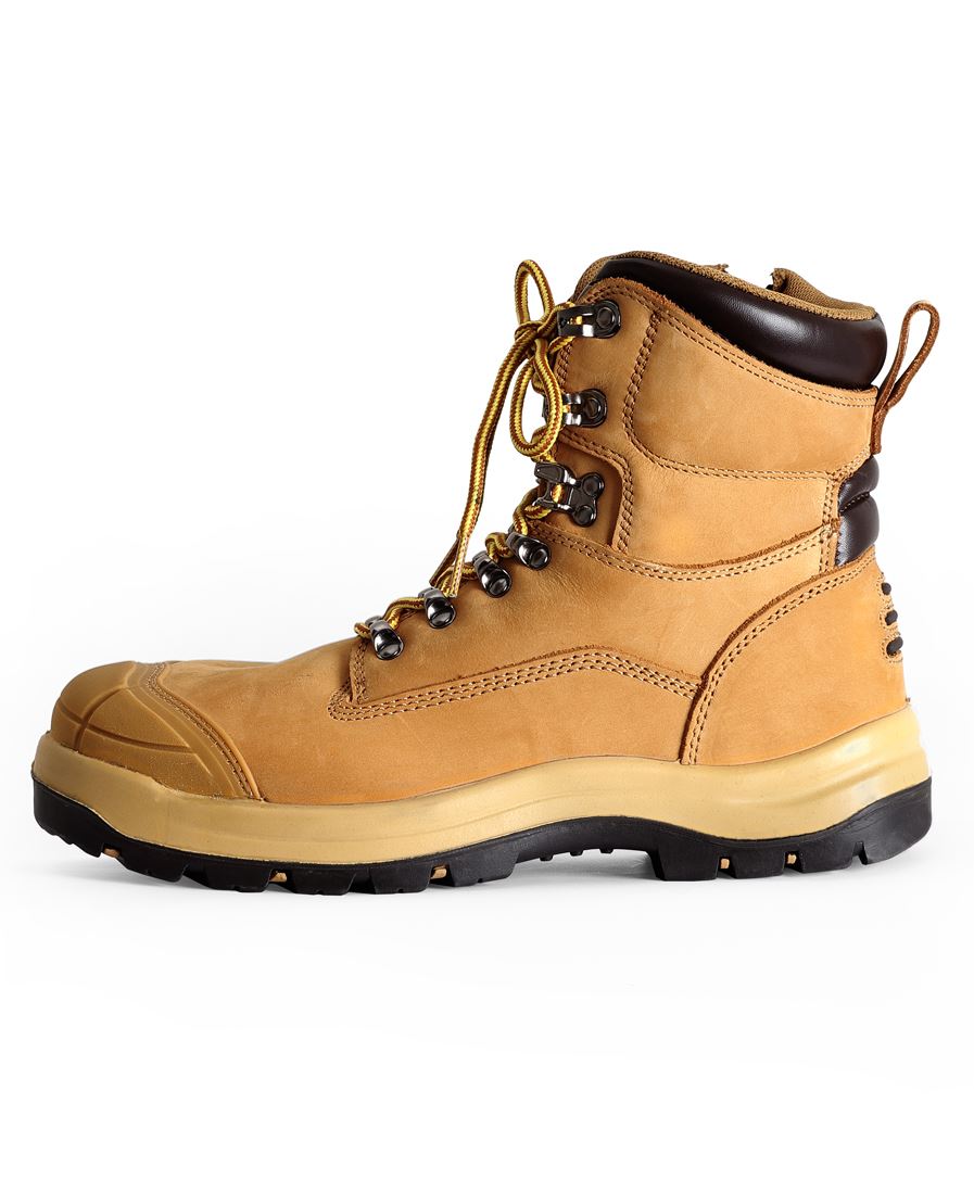 JB's ROADTRAIN LACE UP SAFETY BOOT - Wheat