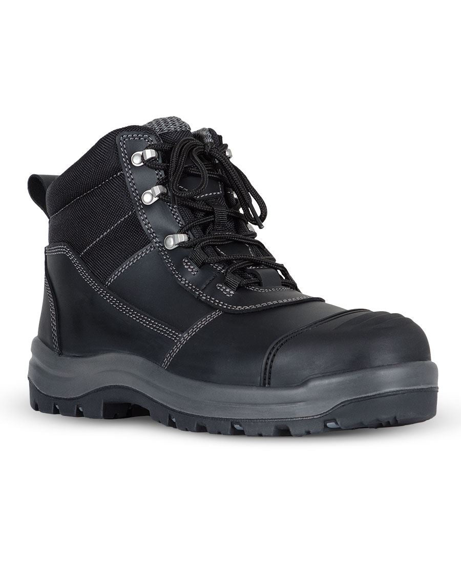 JB's ATRAX ZIP SAFETY BOOT - Black/Grey