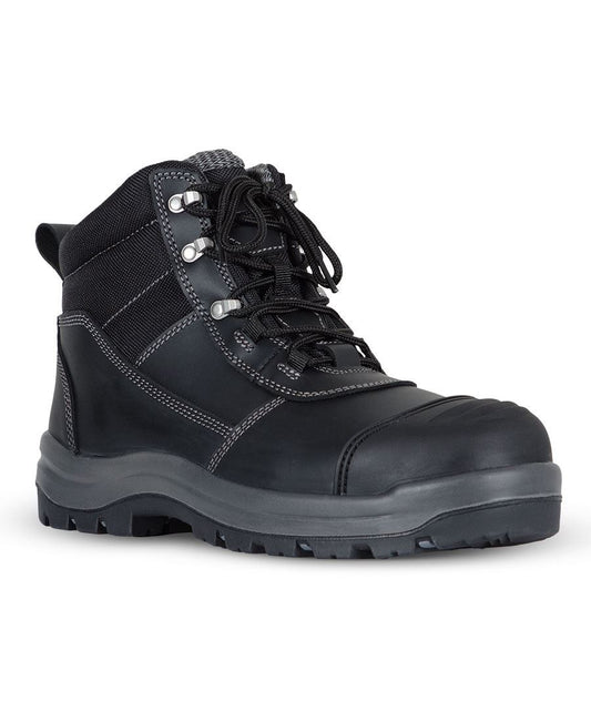 JB's ATRAX ZIP SAFETY BOOT - Black/Grey