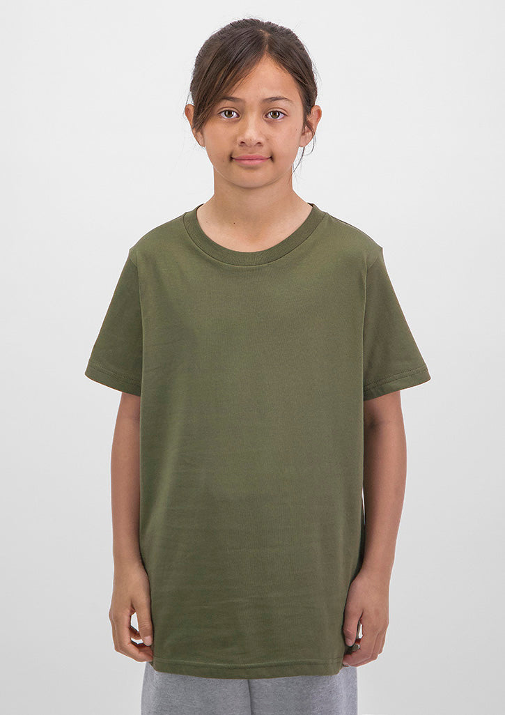 Basis Kids Short Sleeve Tee - Army