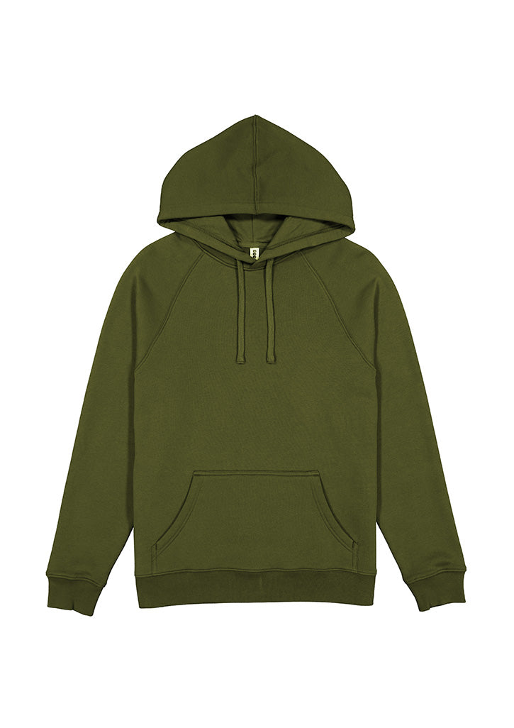 Basis Womens Hoodie - Army (back)