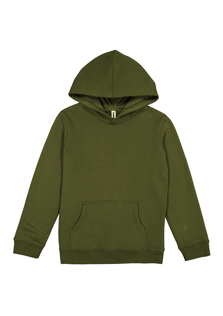 Basis Youth Hoodie - Army (back)