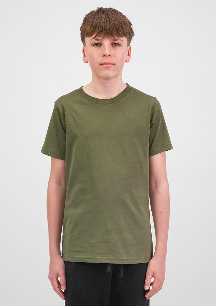 Basis Youth Short Sleeve Tee - Army