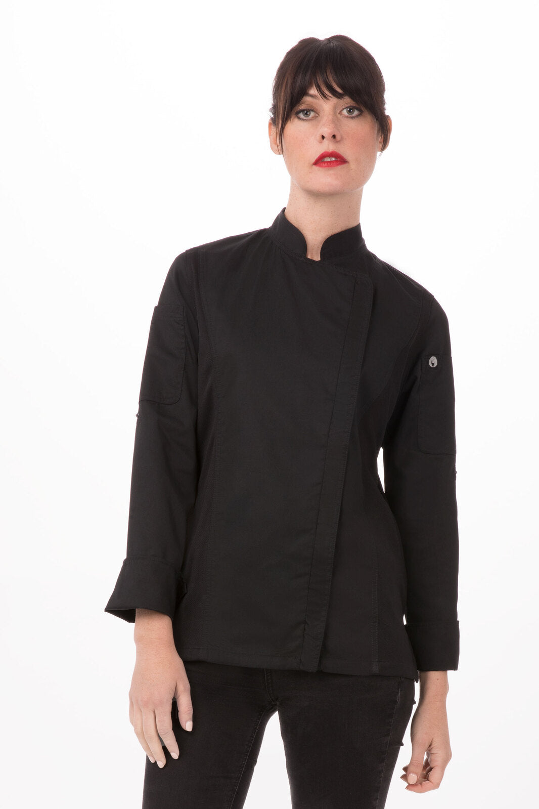 Chef Works - HARTFORD CHEF JACKET- BLACK - BCWLZ005