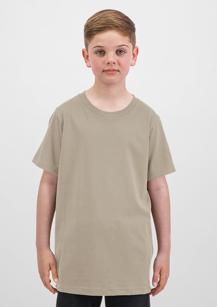 Basis Kids Short Sleeve Tee - Biscuit