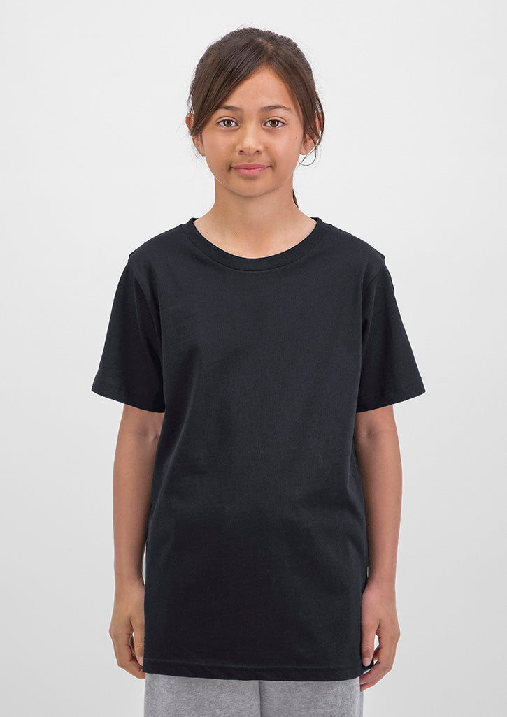 Basis Youth Short Sleeve Tee - Black