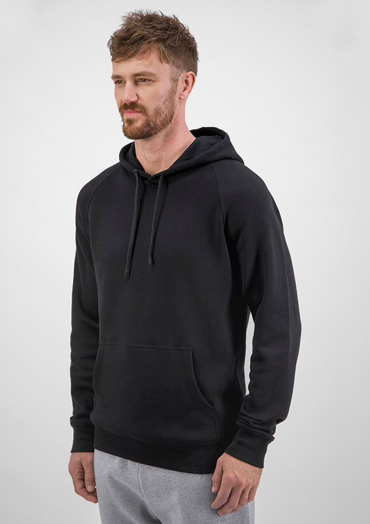 Basis Mens Hoodie - Black (back)
