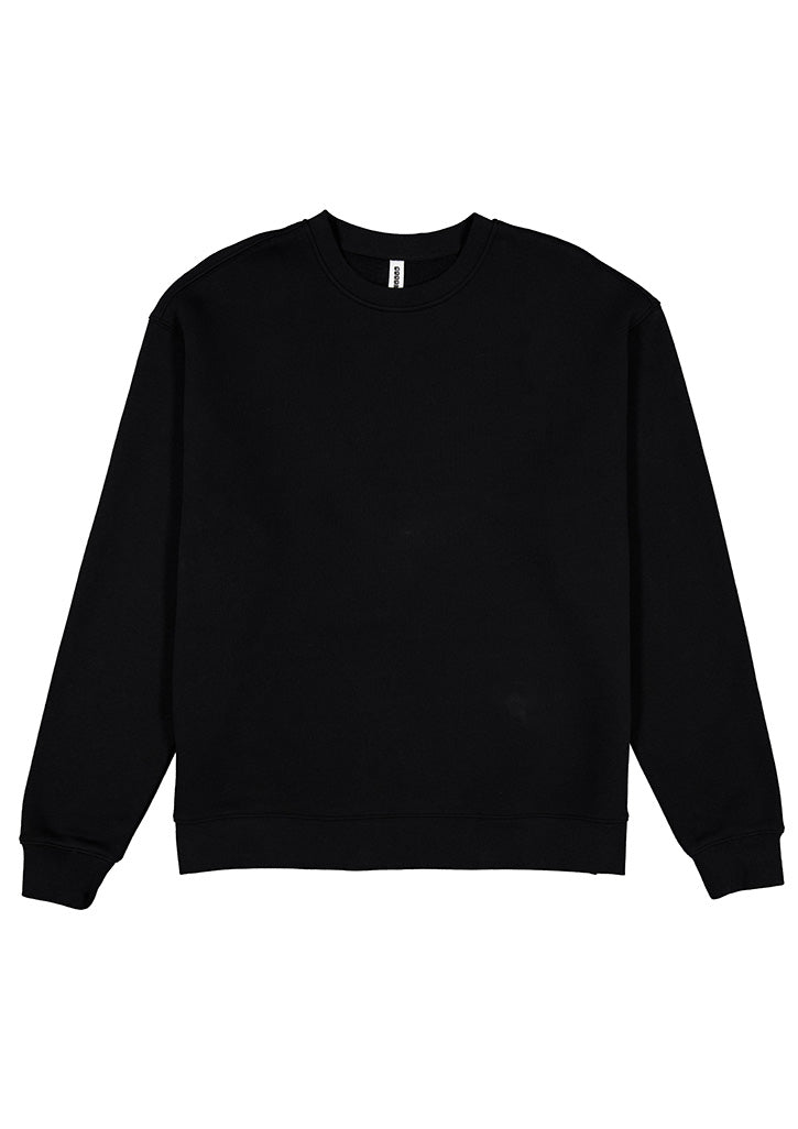 Everyday Mens Crew Sweatshirt - Black (back)