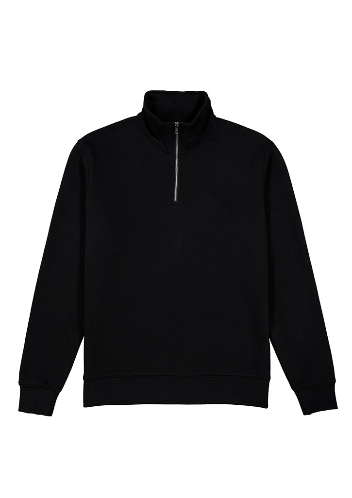 Everyday Mens 1/4 Zip - Black (back)