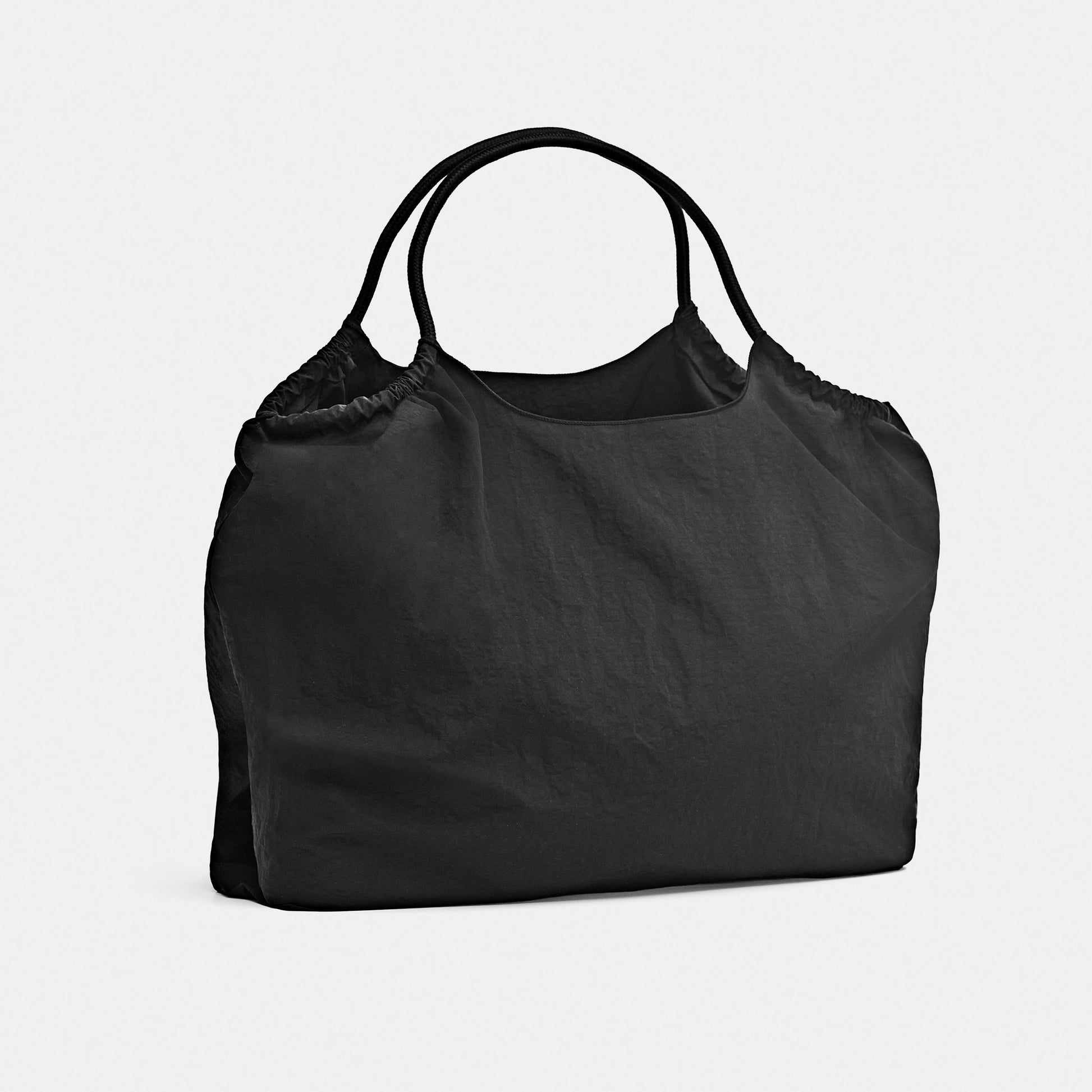 Nylon Shopper - Black