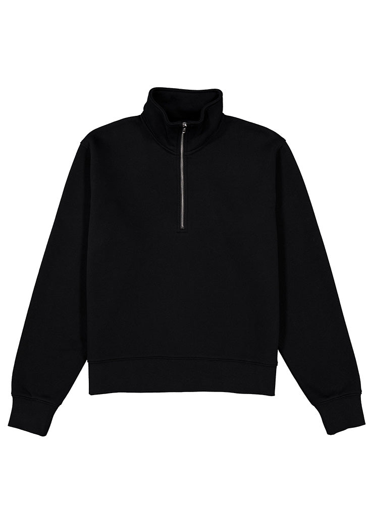 Everyday Womens 1/4 Zip - Black (back)