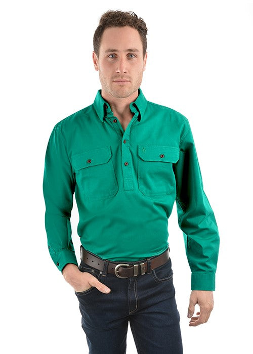 Thomas Cook HEAVY DRILL SHIRT HALF PLACKET TCP1120163