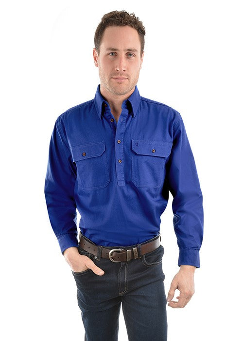 Thomas Cook HEAVY DRILL SHIRT HALF PLACKET TCP1120163
