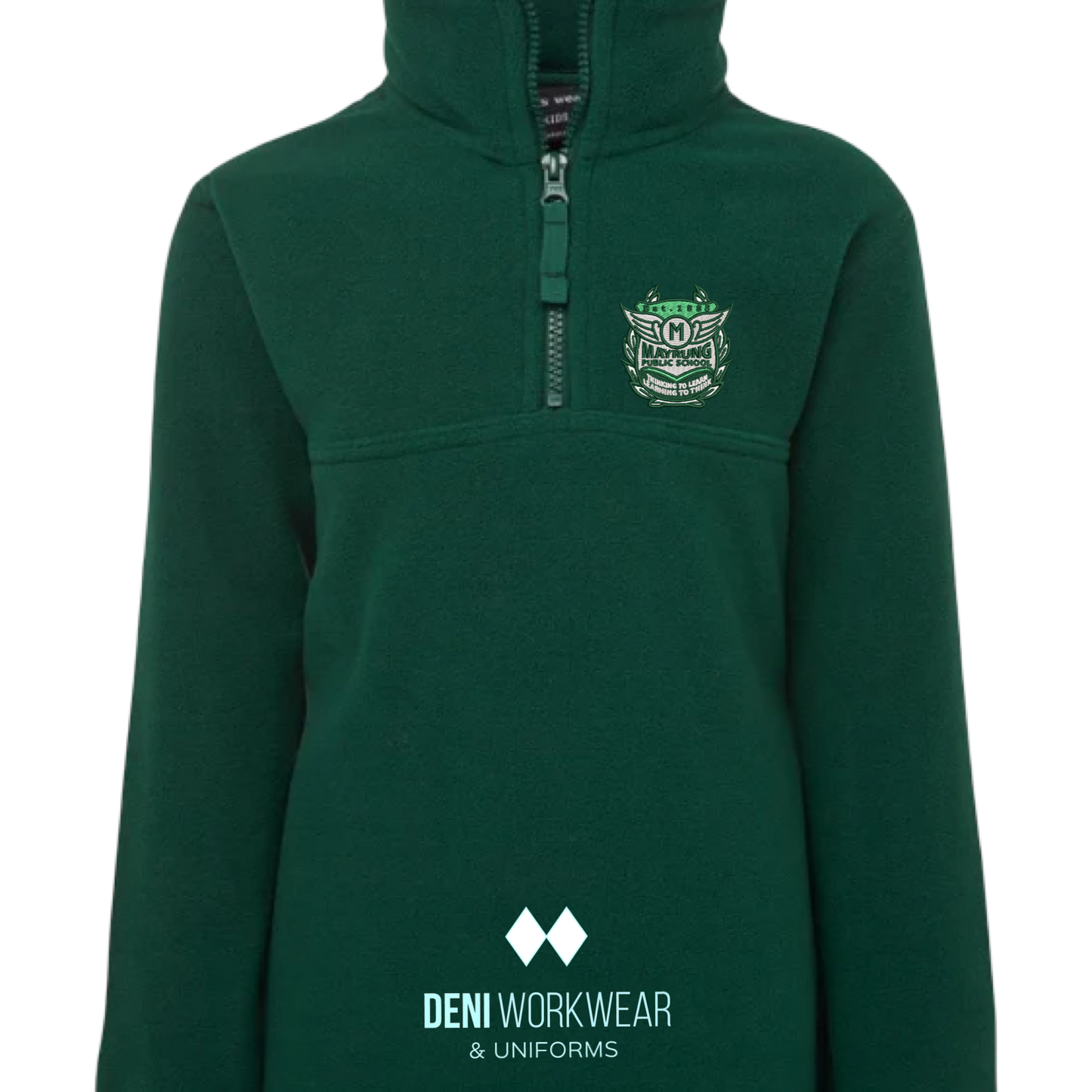 JB's Wear Kids 1/2 Zip Polar Jumper - Mayrung Primary