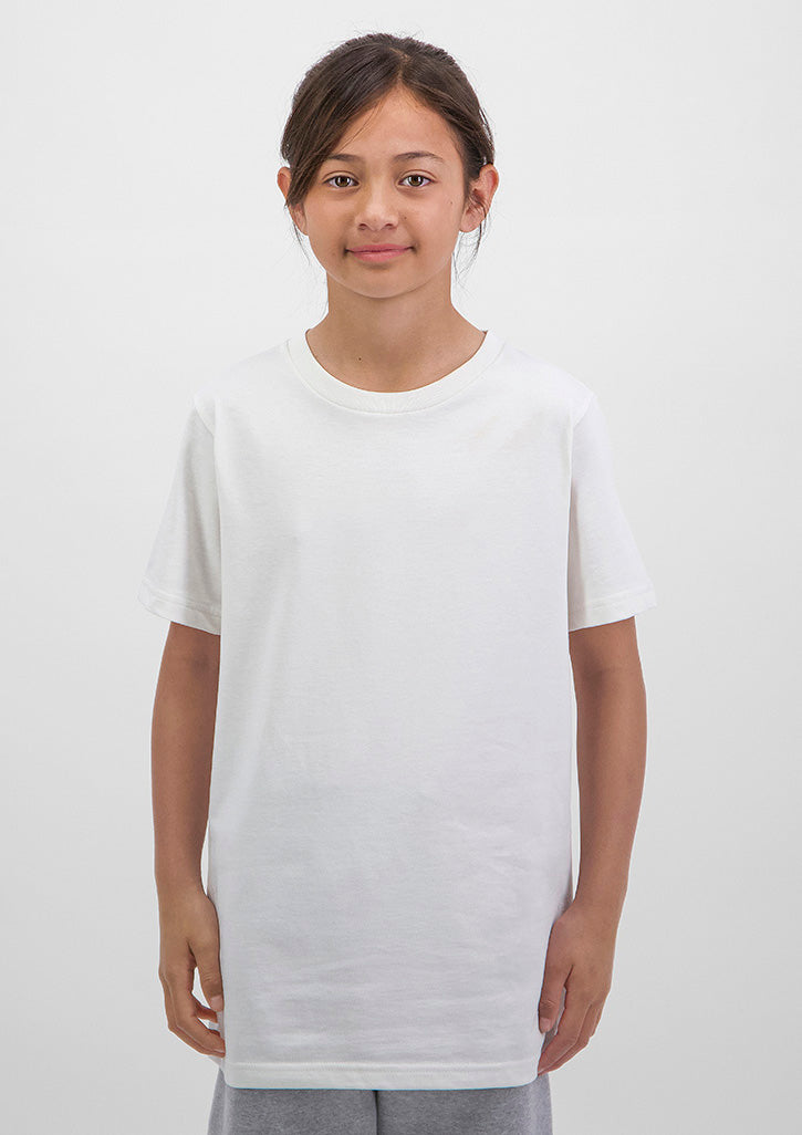 Basis Kids Short Sleeve Tee - Ecru