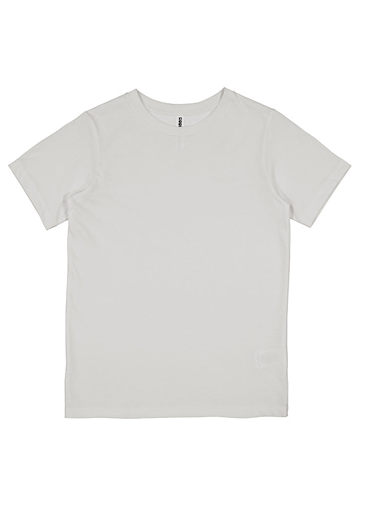 Basis Youth Short Sleeve Tee - Ecru (back)